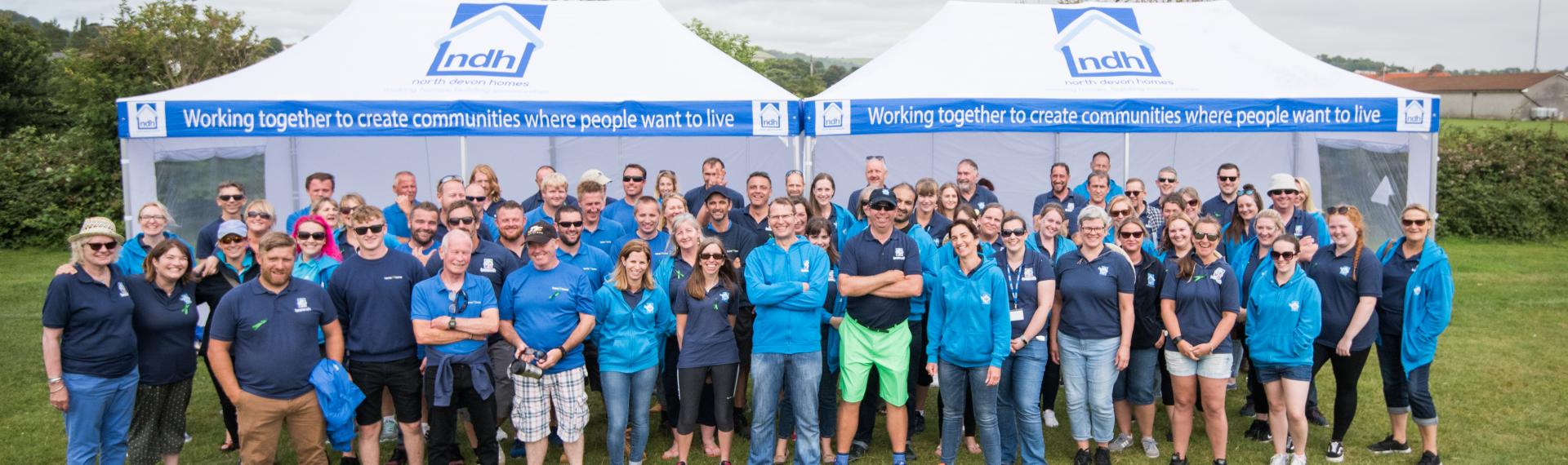 Team NDH 2019; Customer Summer Fayre; NDH Staff Photo